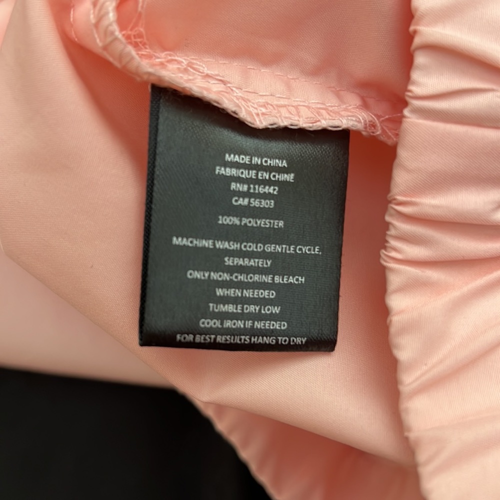 Zine mens M hooded windbreaker, peach colored - Picture 4 of 5